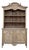 19th Century French Normandy Louis Philippe Period Stripped Pine Buffet À Deux Corps ~ Bookcase For Sale