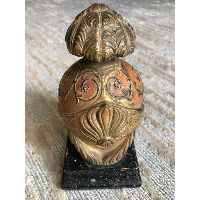 Vintage Borghese Bookends in the Fork of Roman Helmets, a Pair For Sale In Philadelphia - Image 6 of 13