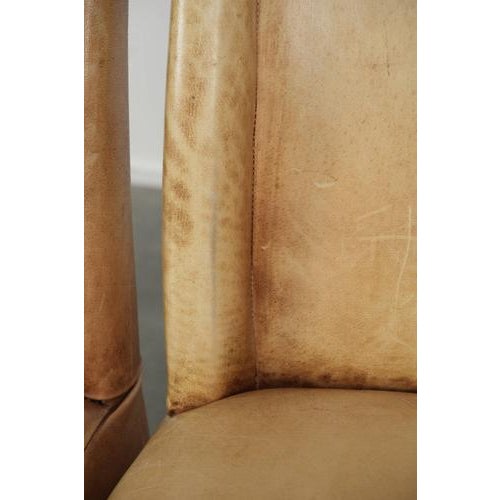 Cowhide Leather Dining Chairs, Set of 4 For Sale - Image 15 of 18