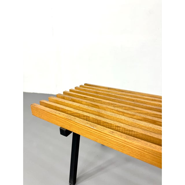 Mid-Century Modern Vintage Danish Teak Bench, 1970s For Sale - Image 3 of 9
