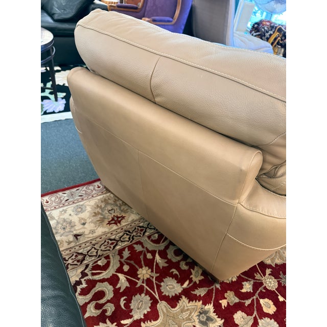 2000 - 2009 Natuzzi Editions Collection Leather Lounge Chair For Sale - Image 5 of 12