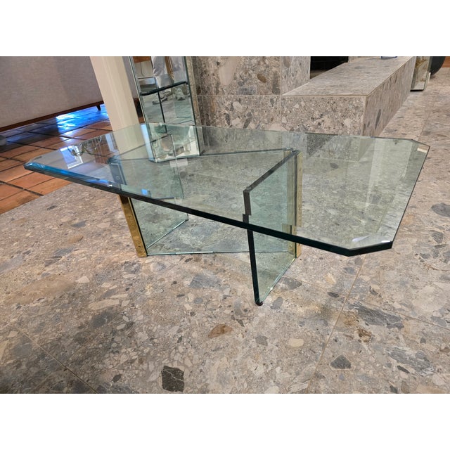 1980s Attributed to Leon Rosen for Pace Z Coffee Table For Sale In Dallas - Image 6 of 15