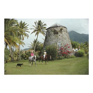 Slim Aarons, Saint Kitts and Nevis, Estate Stamped Photographic Print For Sale