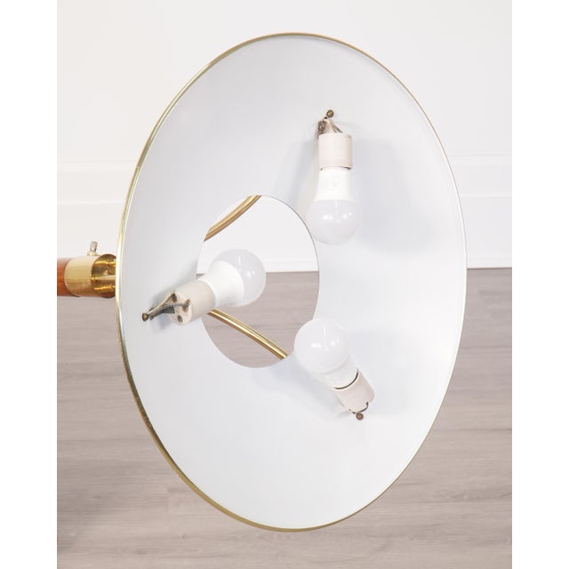 Lightolier 1960s Gerald Thurston for Lightolier Torchiere Floor Lamp For Sale - Image 4 of 9