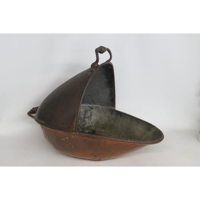 Fireside Copper Helmet Coal Bucket Flared Scuttle With Carrying Handles 5126b For Sale - Image 17 of 17