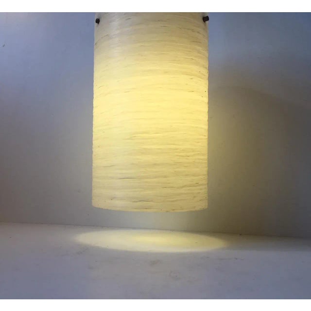 Mid-Century Modern Mid-Century Fiberglass Pendant Lamp, 1950s For Sale - Image 3 of 9