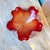 Glass Vintage Red and Silver Leaf Murano Glass Style Bowl For Sale - Image 7 of 7