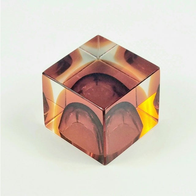 Glass Sommerso Murano Glass Catchall by Flavio Poli for Seguso, Italy, 1970s For Sale - Image 7 of 7