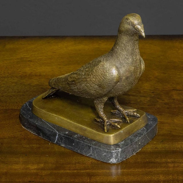 Bronze Racing Pigeon, 20th-Century For Sale - Image 10 of 14