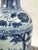 Blue Chinese Early Ming Dynasty Style Warrior Motif Blue & White Porcelaine Vase For Sale - Image 8 of 13