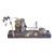 Curtis Jere Style Metal Sculpture MCM Wall Display Country Farm One of Kind For Sale
