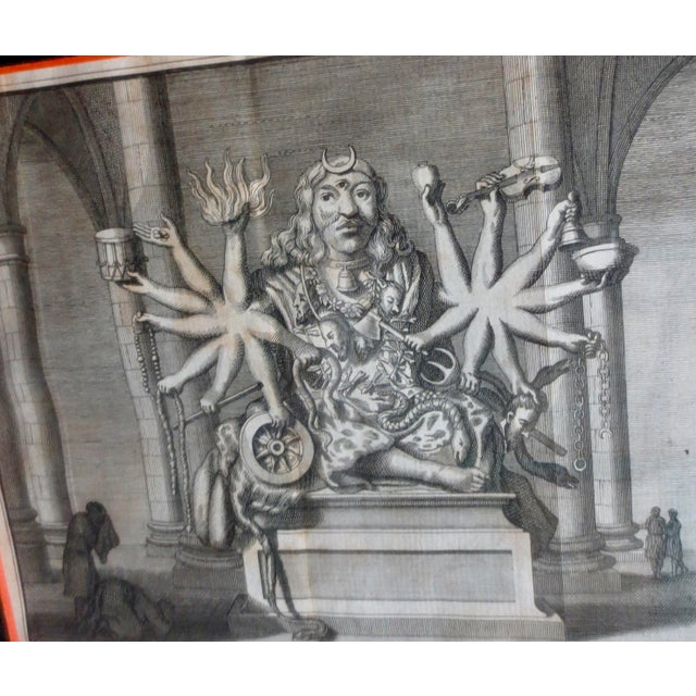 18th Century Engraving of Hindu For Sale - Image 4 of 6