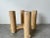 1980s Postmodern - Style Rustic Wood Side Table Base For Sale - Image 5 of 12
