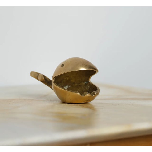 1950s Vintage Whale-Shaped Brass Ashtray, 1950s For Sale - Image 5 of 7