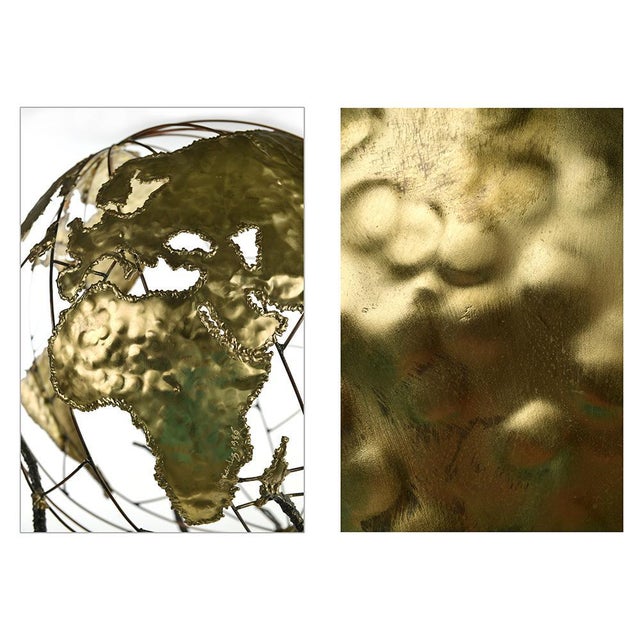 Henri Fernandez Henri Fernandez, Envolée de terre par, 1980s, Metal For Sale - Image 4 of 6