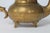 Metal Vintage Middle Eastern Etched Brass Teapot For Sale - Image 7 of 14