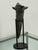 Sculptural Metal Vase + Stand, Vintage For Sale - Image 4 of 12