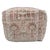 Traditional Lee Industries Vintage Turkish Rug Ottoman For Sale - Image 3 of 7