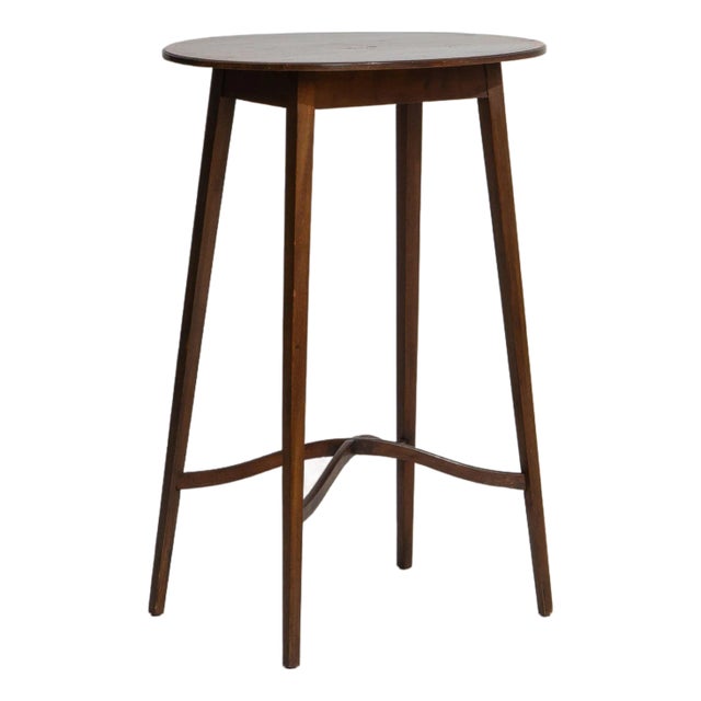 19th Century English Mahogany Side Table With Slim Profile 19th Century For Sale