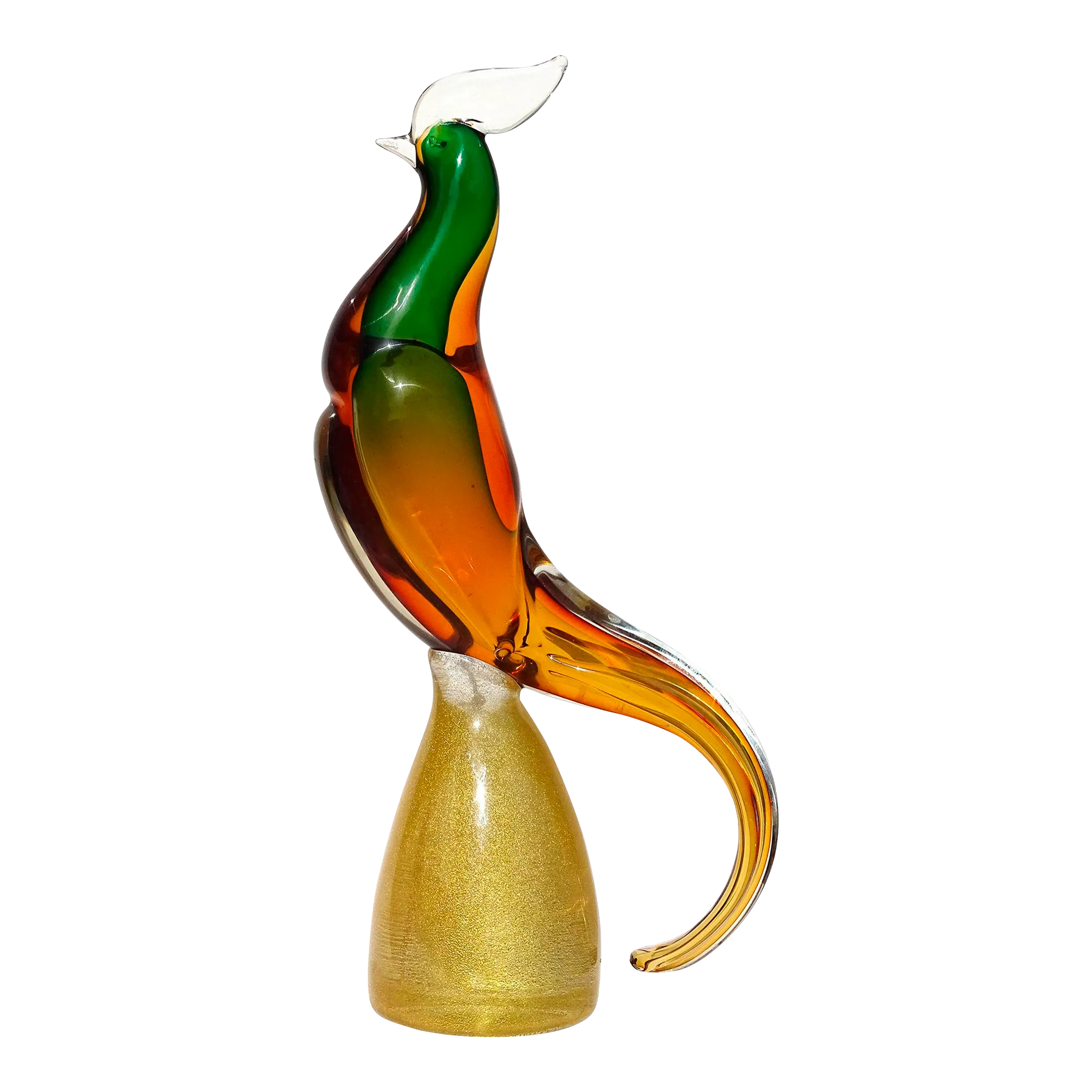 Salviati｜murano｜ガラスオブジェクト｜くちばし破損有｜鳥｜ Salviati｜murano｜ガラスオブジェクト｜くちばし破損有｜鳥