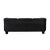 Black Leather 2-Seater Sofa from Wittmann For Sale - Image 9 of 11