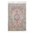 Vintage Sino-Persian Hereke Silk 3x5 White Ivory, Red & Purple Handmade Area Rug #1144265 For Sale