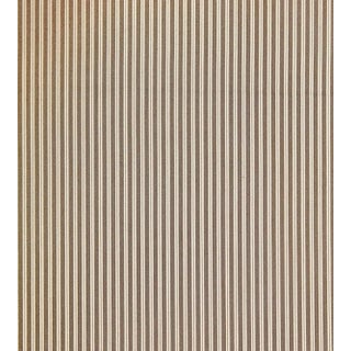 The House of Scalamandré Kent Stripe Fabric, Sepia For Sale