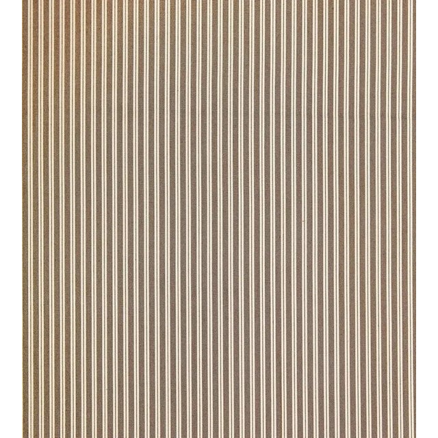 The House of Scalamandré Kent Stripe Fabric, Sepia For Sale