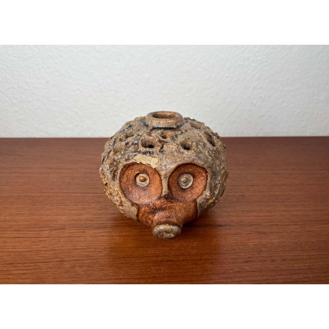 Mid-Century Modern Danish Studio Pottery Hedgehog Candleholder from Sejer Keramik, 1960s For Sale - Image 4 of 18