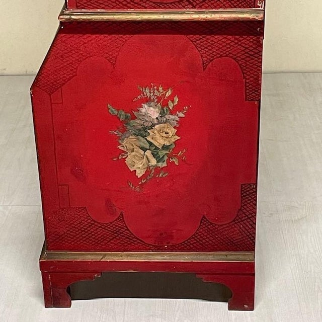 Chinoiserie Trumeau with Chest of Drawers, 1950s For Sale - Image 15 of 18