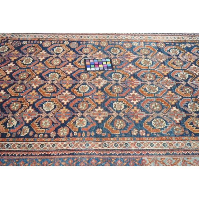 Antique Afshar Rug 4'1'' x 6'3'' For Sale - Image 9 of 10
