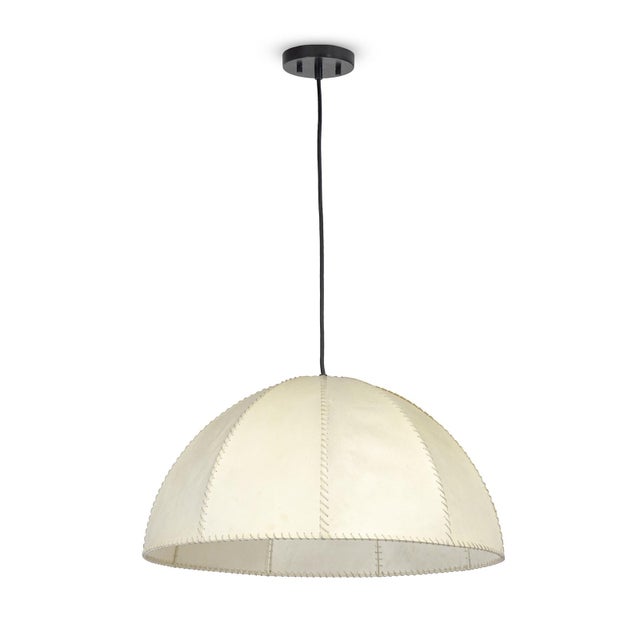 2020s Stevie Whipstitch Vellum Pendant Large For Sale - Image 5 of 5