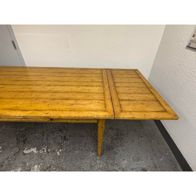 Alder & Company Benchmark Furniture Refectory Extension Dining Table For Sale - Image 12 of 12