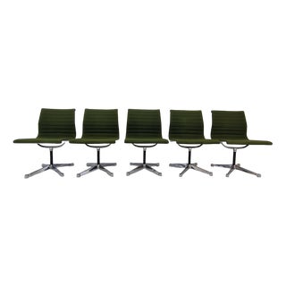 Model EA 105 Chairs by Eames for Herman Miller, 1970s, Set of 5 For Sale