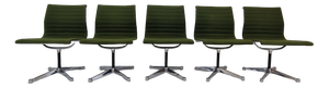 Model EA 105 Chairs by Eames for Herman Miller, 1970s, Set of 5