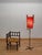 Italian Floor Lamp in Metal, Rattan, Brass and Red Acrylic attributed to Dal Vera, 1950s For Sale - Image 16 of 17