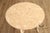 Late 20th Century Faux Bois Carved Wood & Marble Top Round Accent Table For Sale - Image 11 of 17