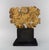 Gold Large Gold Metal on Marble Plinth Sculpture For Sale - Image 8 of 9