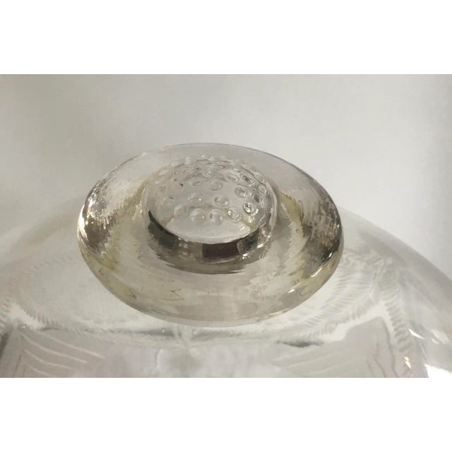 Shabby Chic 1980s Hand Blown Glass Cloche For Sale - Image 3 of 3