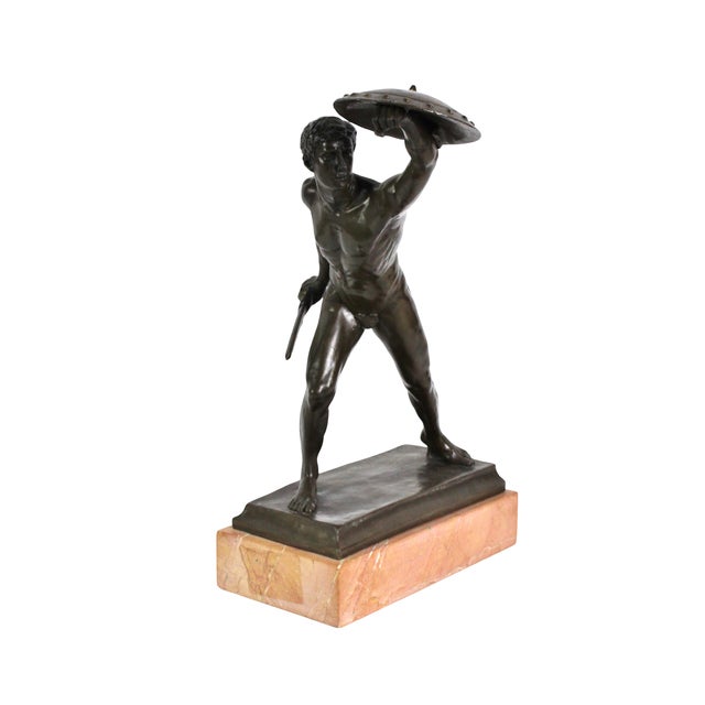 Late 19th Century Antique 19th Century Bronze Sculpture of Soldier by Jean Dider Debut For Sale - Image 5 of 10