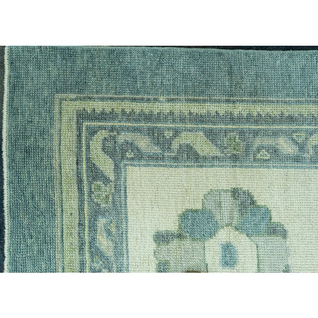Early 21st Century Turkish Oushak Rug 12'6" x 15'6" #19388 For Sale - Image 5 of 8