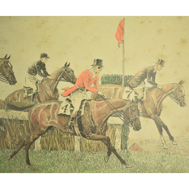 West Hills Race Meeting November 13, 1926 Drawn on stone 4/35 signed Paul Brown lower right Art Sz: 13"H x 22"W