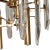 Gaetano Sciolari Vintage Gaetano Sciolari Brass & Crystal Glass Chandelier, C1970s For Sale - Image 4 of 7