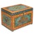 Wood Oriental Wooden Box, 1940s For Sale - Image 7 of 7