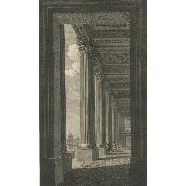 Baltard, Louvre Colonnade, 1803, Engraving For Sale - Image 3 of 10