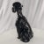 Mid 20th Century Hutschenreuther Black Poodle Figurine Sitting Hans Achtziger Germany Vintage For Sale - Image 11 of 12