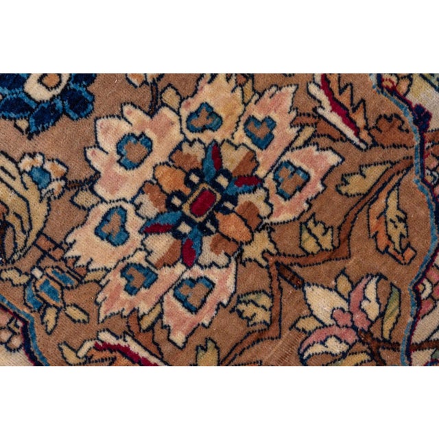 Early 20th Century Jewel Tone Antique Isfahan Rug no. 10465 For Sale - Image 5 of 5