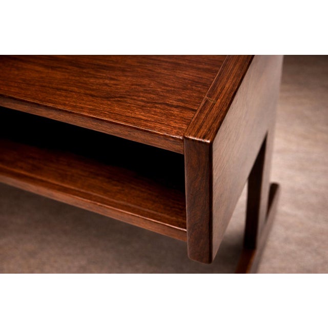 Brown Console on Wheels in Rosewood, Sergio Rodrigues, 1960s For Sale - Image 8 of 12