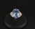 Modern Late 20th Century Fine 9.91ct Gia Ceylon No Heat Sapphire 0.74ct Diamond Platinum Ring Size 6.25 For Sale - Image 3 of 18