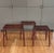 Ebony Danish Rosewood Nesting Tables For Sale - Image 8 of 12